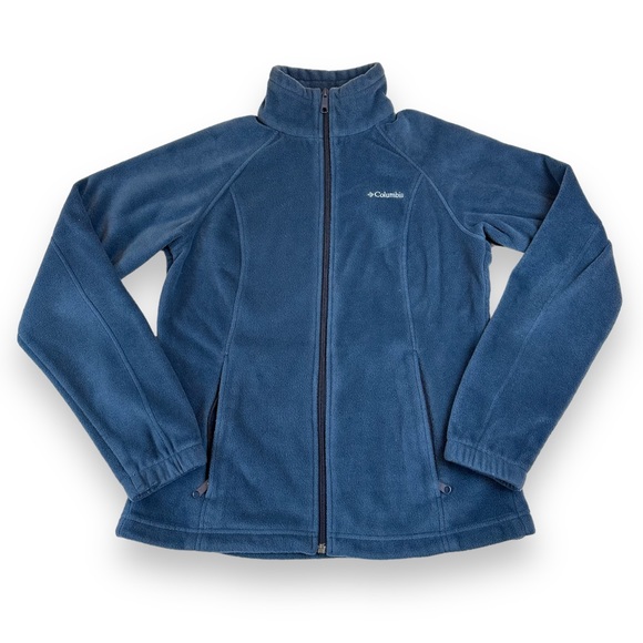 Columbia Jackets & Blazers - Columbia blue fleece zip up jacket